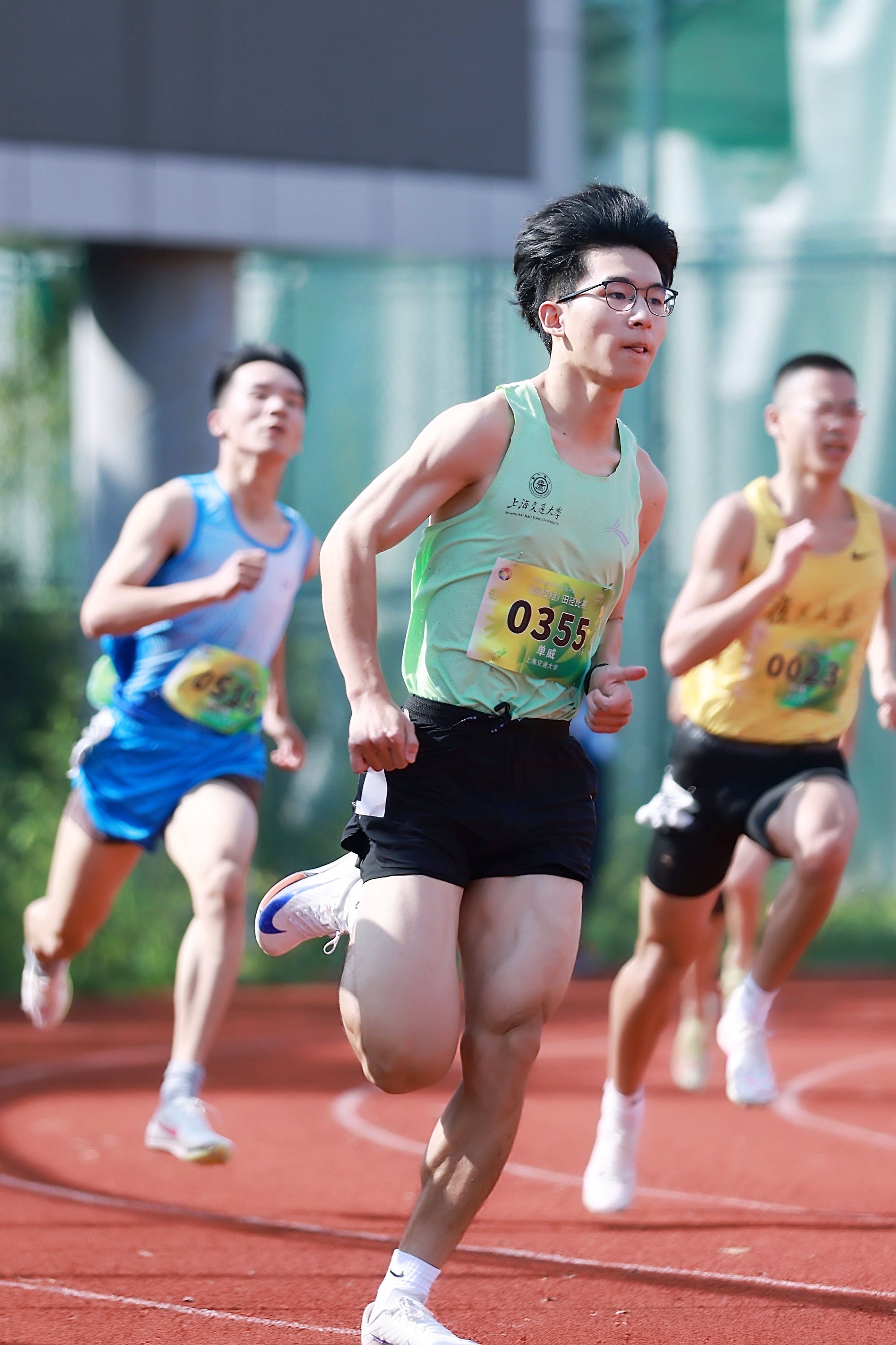 田径比赛中埃及选手获得佳绩